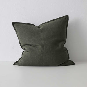 COMO Linen 50x50 Cushion - Khaki