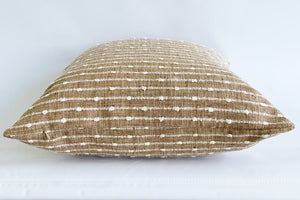BasketWeave Stripe 50x50 Cushion - Harvest