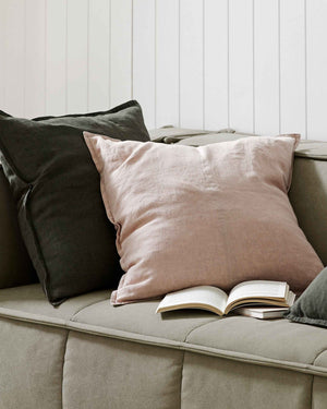 COMO Linen 50x50 Cushion - Blush
