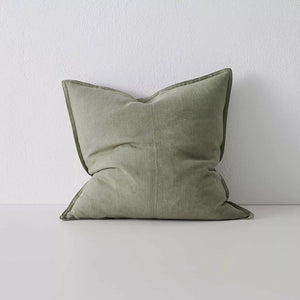 COMO Linen 50x50 Cushion - Olive