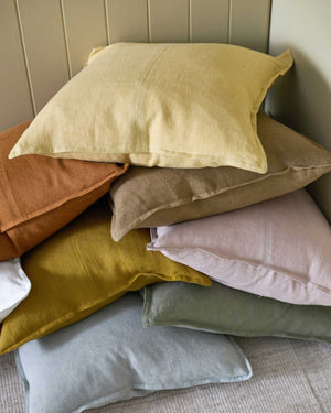 COMO Linen 50x50 Cushion - Olive